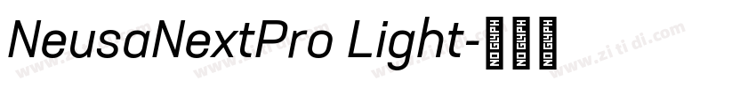 NeusaNextPro Light字体转换